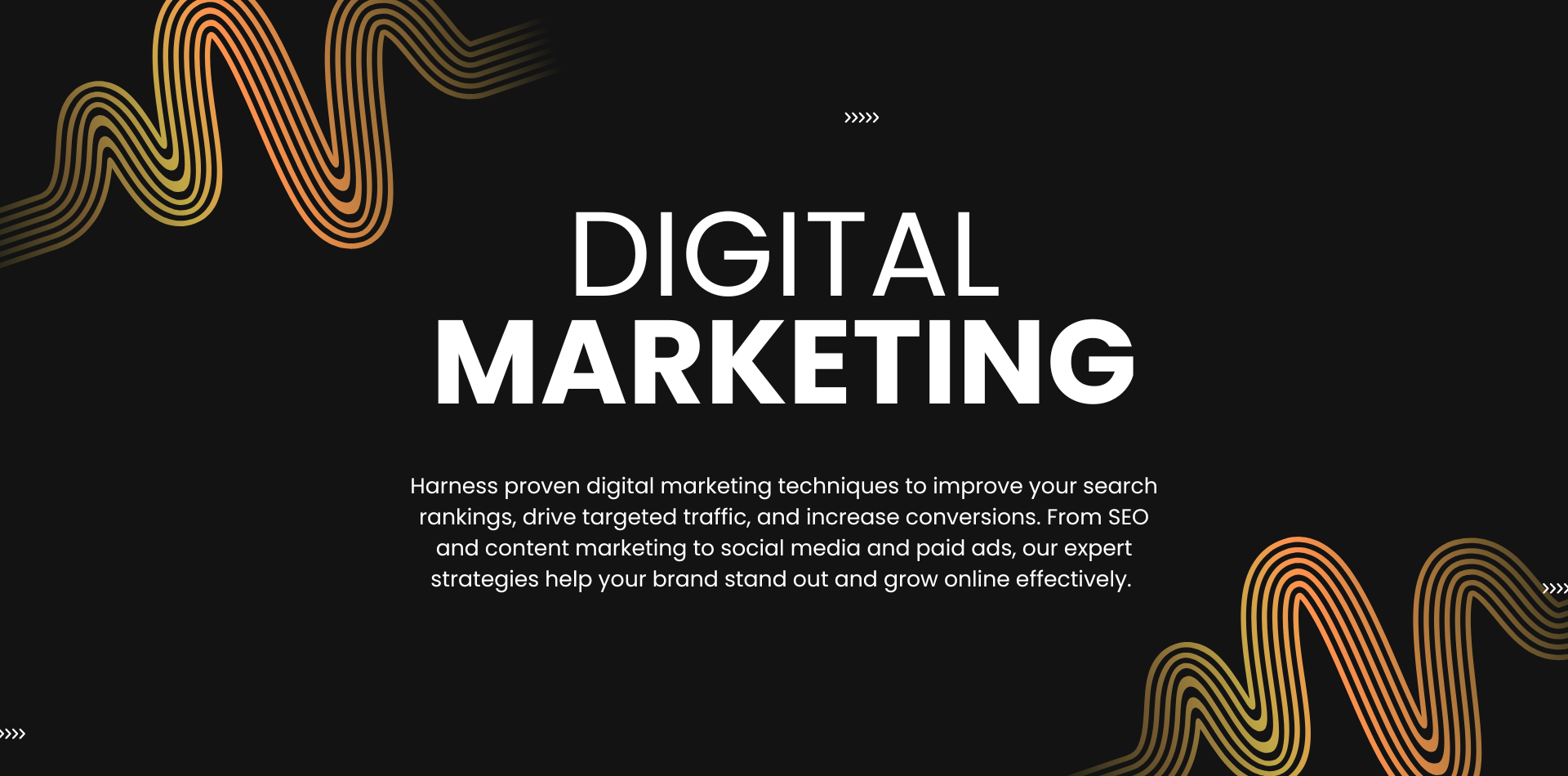 Digital marketing services