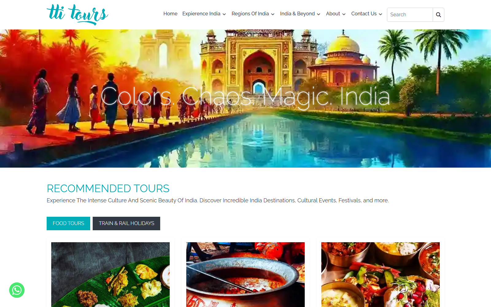 Travel India Tour India website design by ASharp Infotech