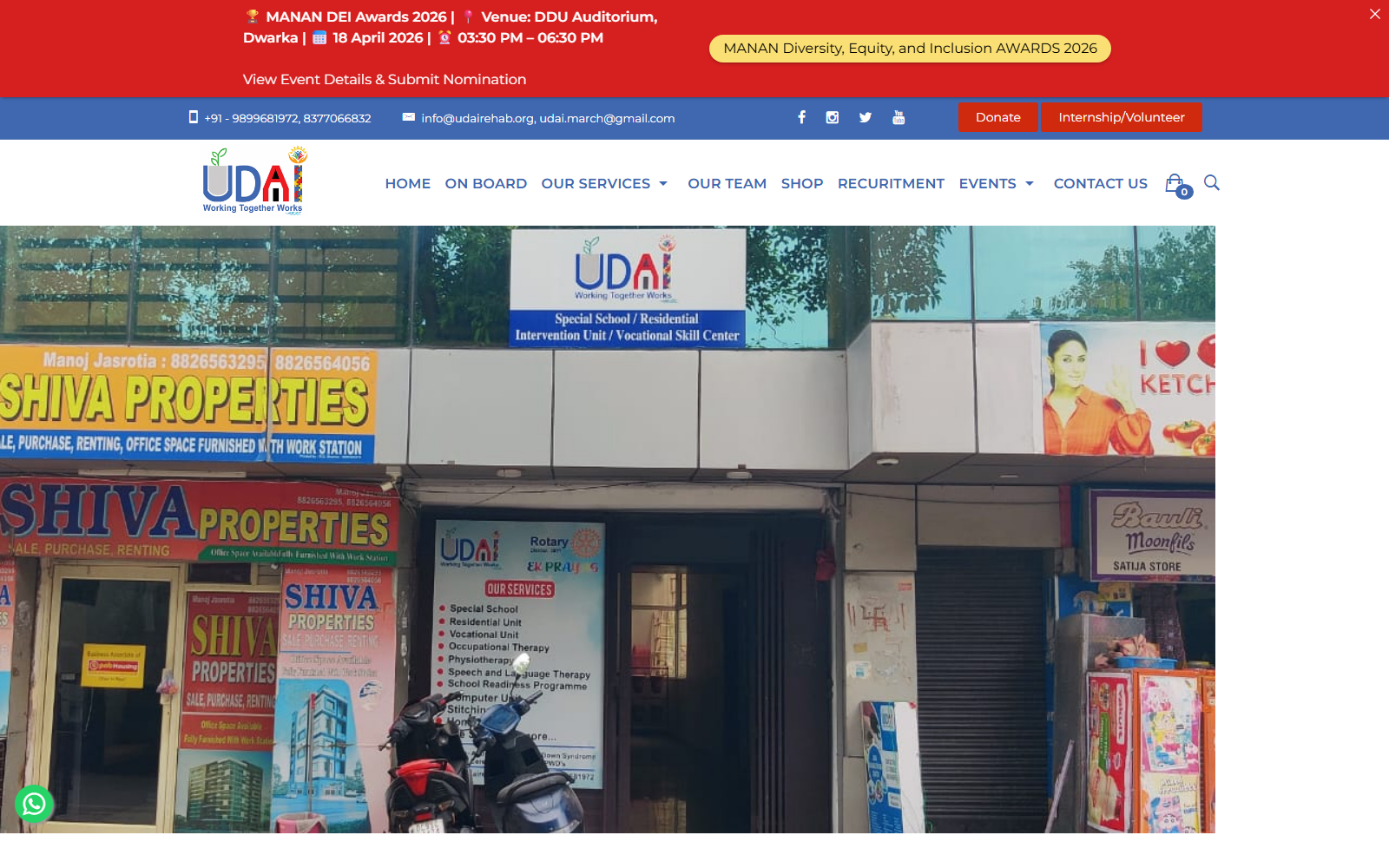 UDAI website design by ASharp Infotech
